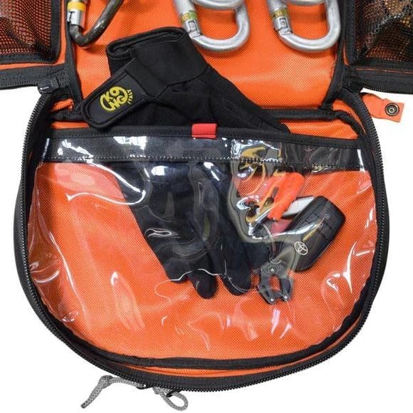 Convoy Equipment Bag for Rope Access and Rescue Gear, High-Strength 45L & 60L Storage Pack with Waterproof Flap, Mesh Pockets & Reinforced Handles, Heavy-Duty Design, Made in Italy
