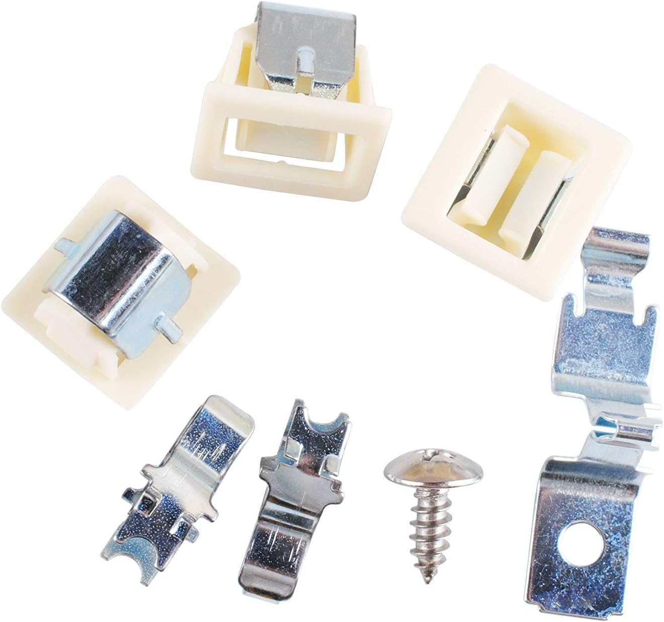 279570 Dryer Door Latch Strike Kit for Compatible with Maytag Whirlpool Kenmore AP3094183 PS334230 279570 3392538 3398175 14205029 14205577 236876 236877 241282 241286 241890 261847 263067