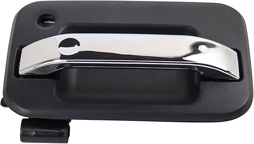 Miniatura 338 de TRQ Manija de puerta exterior delantera izquierda plateada para el lado del conductor compatible con Nissan 370Z 2009-2017