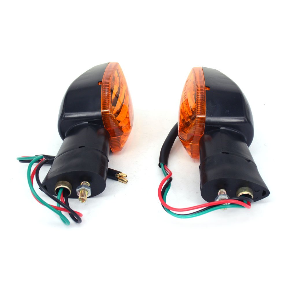 JFG RACING Indicatori Direzione Moto,Luci Indicatori Direzione Lampada Frecce Moto per moto Lampadine per CBR600RR 2003-2006 CBR1000RR 2004-2007 Lampada Lampeggiante Doppia Sportiva