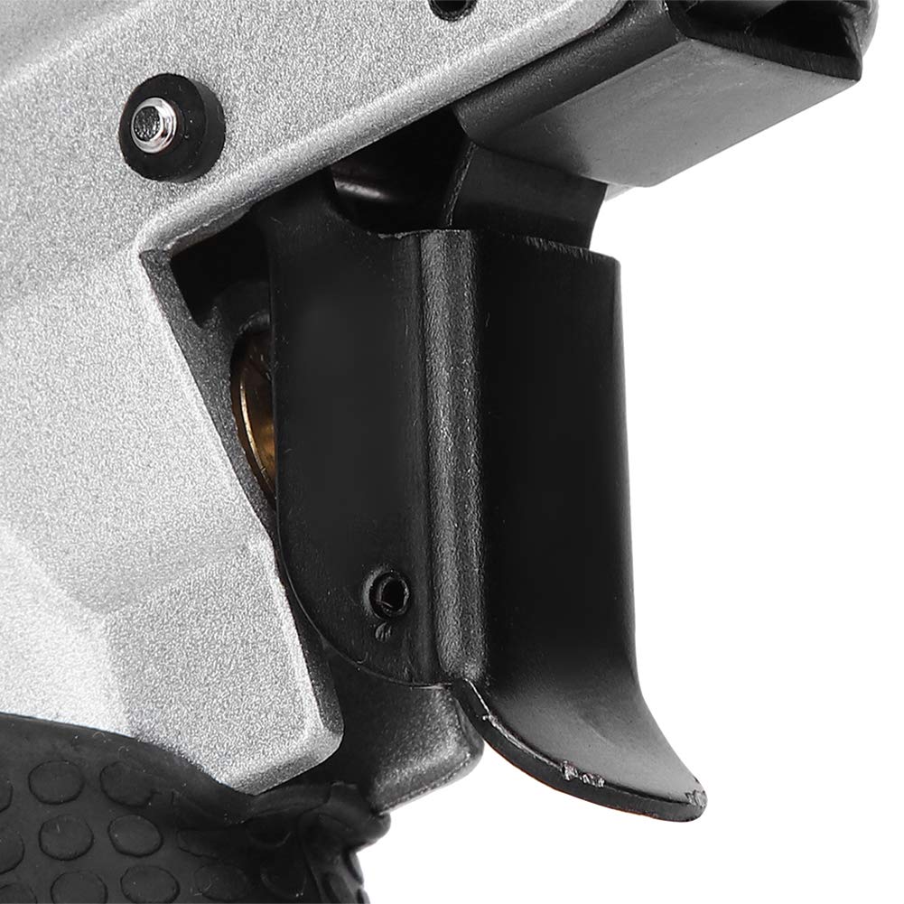 Kit de clavadora neumática de 2 en 1, juego de clavadora micro ligera sin cabeza con alimentación de aire, pistola clavadora de acabado con convertidor para muebles, gabinetes y decoración interior