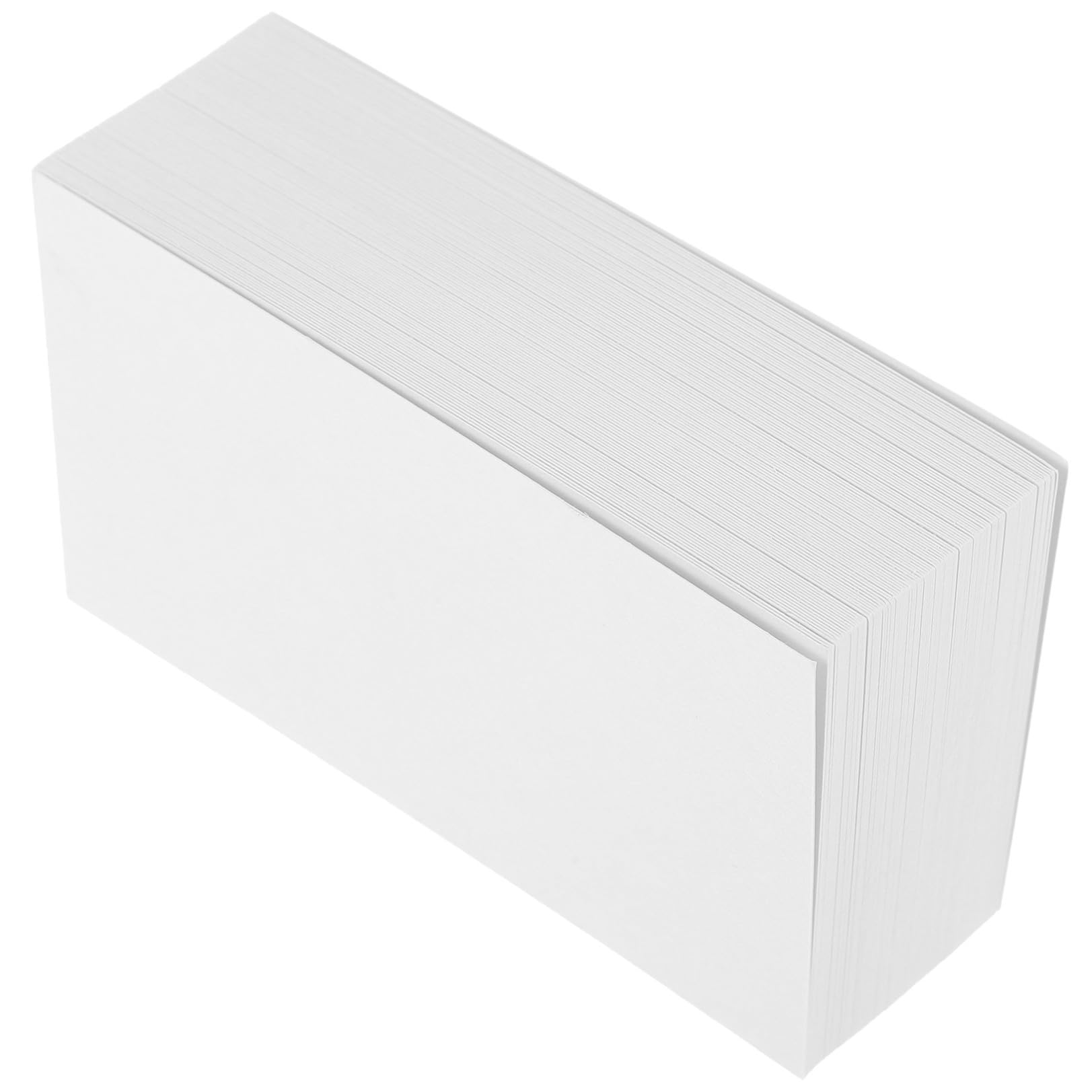 ARTIBETTER 3 Sätze Visitenkarte Beidseitig Kindergarten Form Farbig Schmucklos Memoboard Kleine Notizkarten Karteikarten Der Schule Kleine Karteikarten Memo-karte Papier Weiß 200 Stück * 3