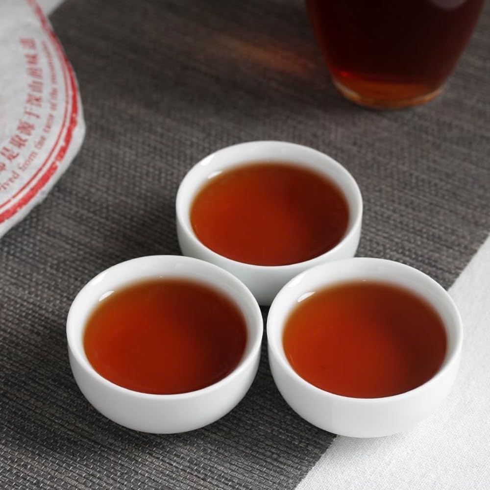 Yunnan Jingmai 357g Tè Antico Pu-Erh Maturo - Tè Pu'er Cinese Invecchiato Di Qualità Superiore, Tè Nero