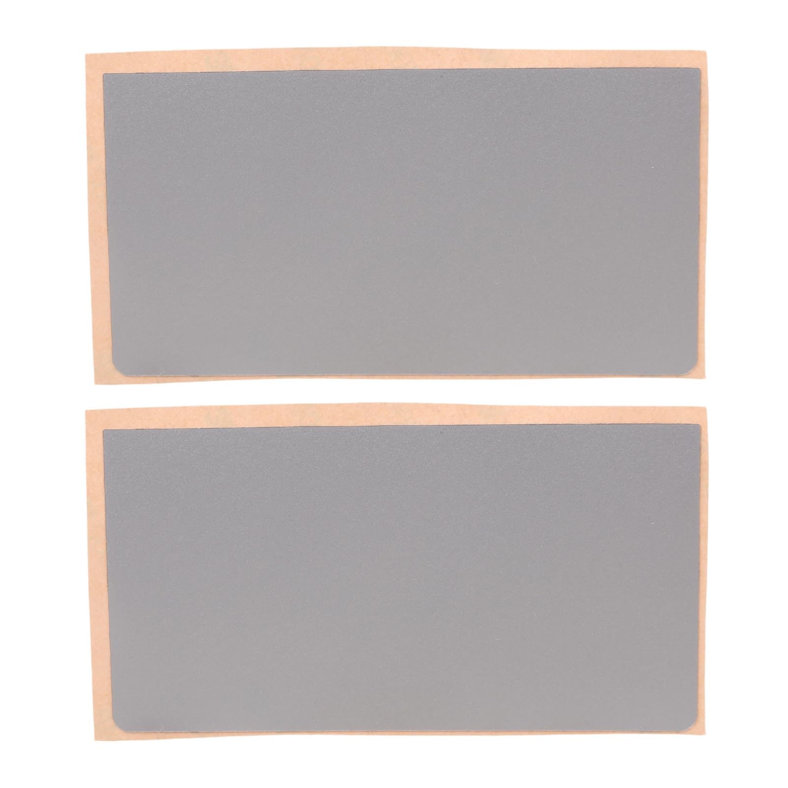2 Pcs Silver Adhesive Touchpad Protectors Upgrade Kits Laptop Appearance for Work or Study Use Laptop Touchpad Restoration Stickers