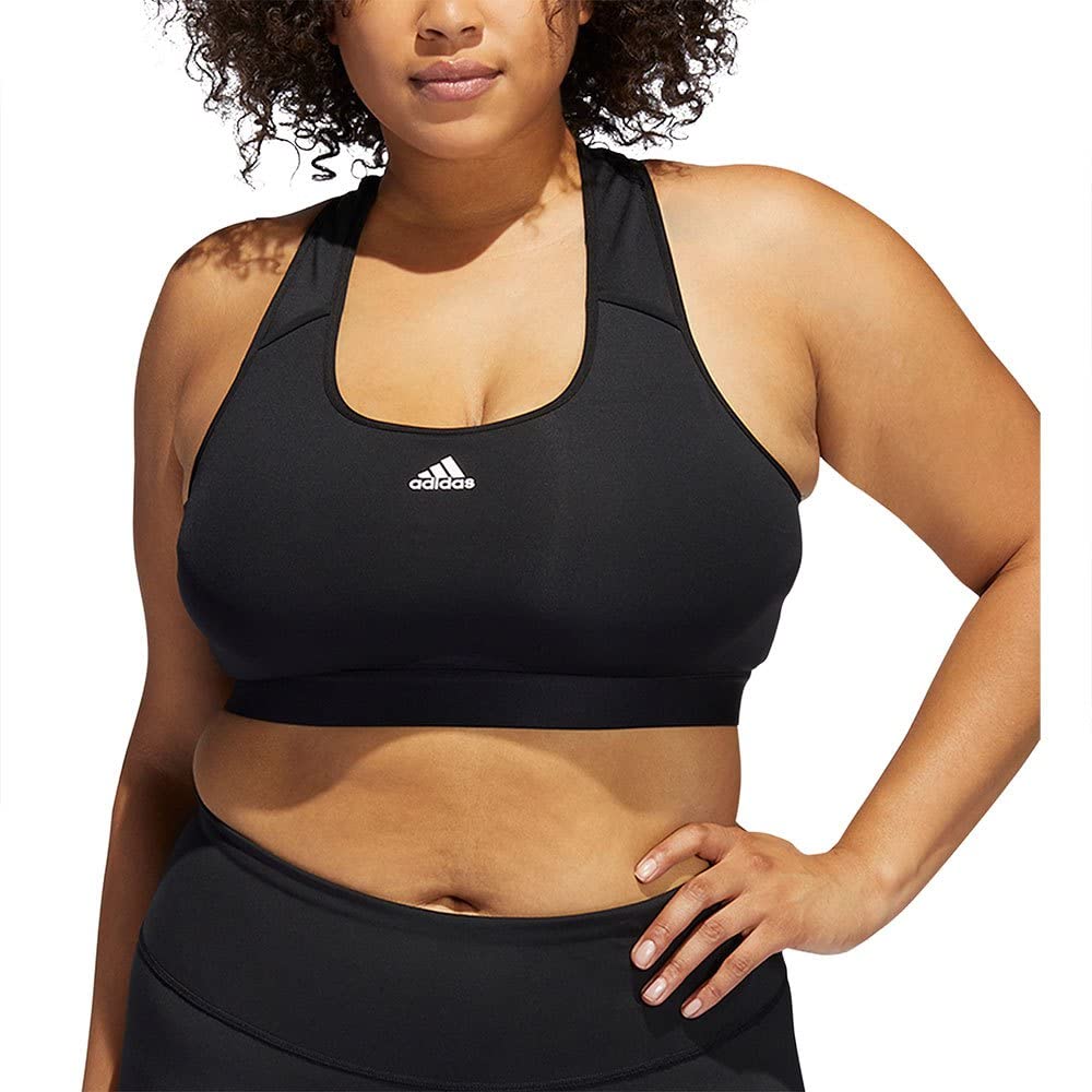 adidas adidas Powerreact Training Medium-Support Bra (Plus Size) Sports Bra Mujer