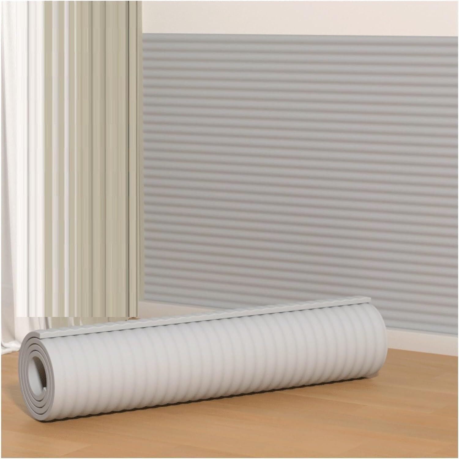 MYUYEE Garage Wall Protector Wall Corner Guard For Parking Garages, Garage Wall Protector, Proof Foam Padding, Garage Parking Bumpers For Parking Garages (Grey 2M)