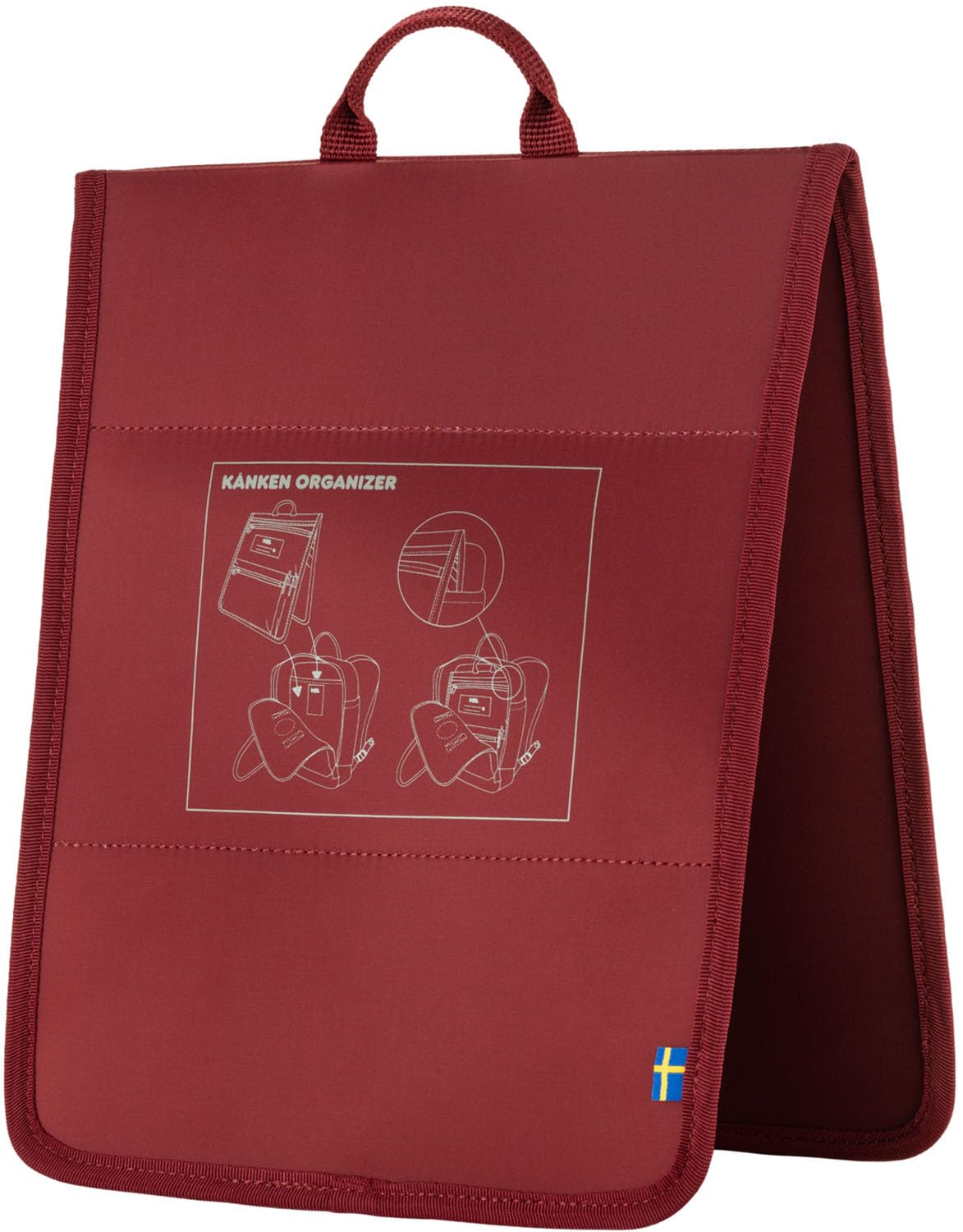 Fjällräven Unisex Kånken Organizer 1L Gym Bag, Ox Red