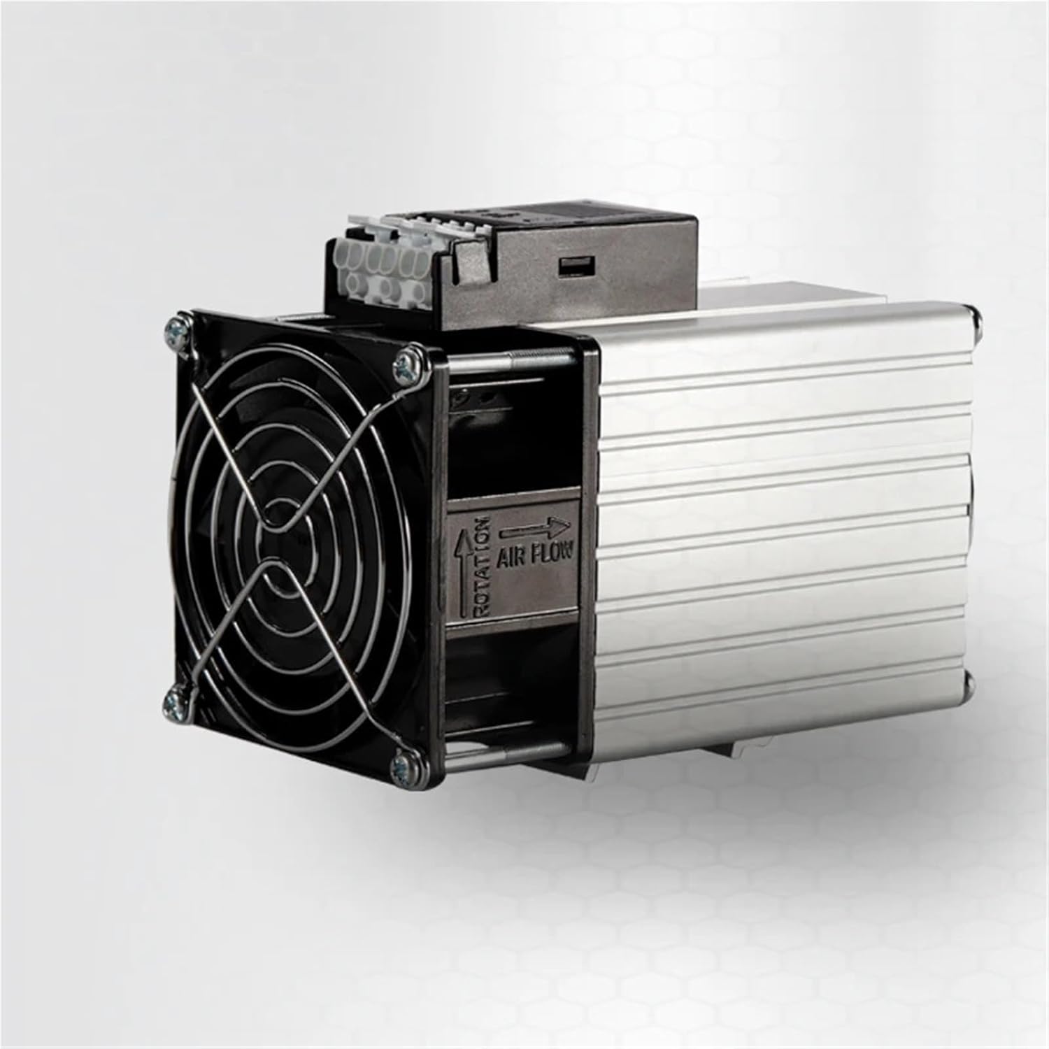 DIN35MM 220VAC Air Conditioner CSH5-F Aluminum Case Dehumidification Thermostat Fan Heater 220V400W AC and Universal(200W CSH5-F2200)