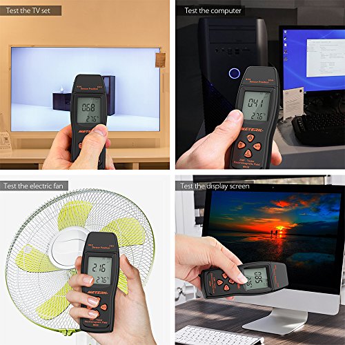 KKmoon Medidor EMF Portátil Mini LCD Digital Detector EMF Testador de radiação de campo eletromagnét