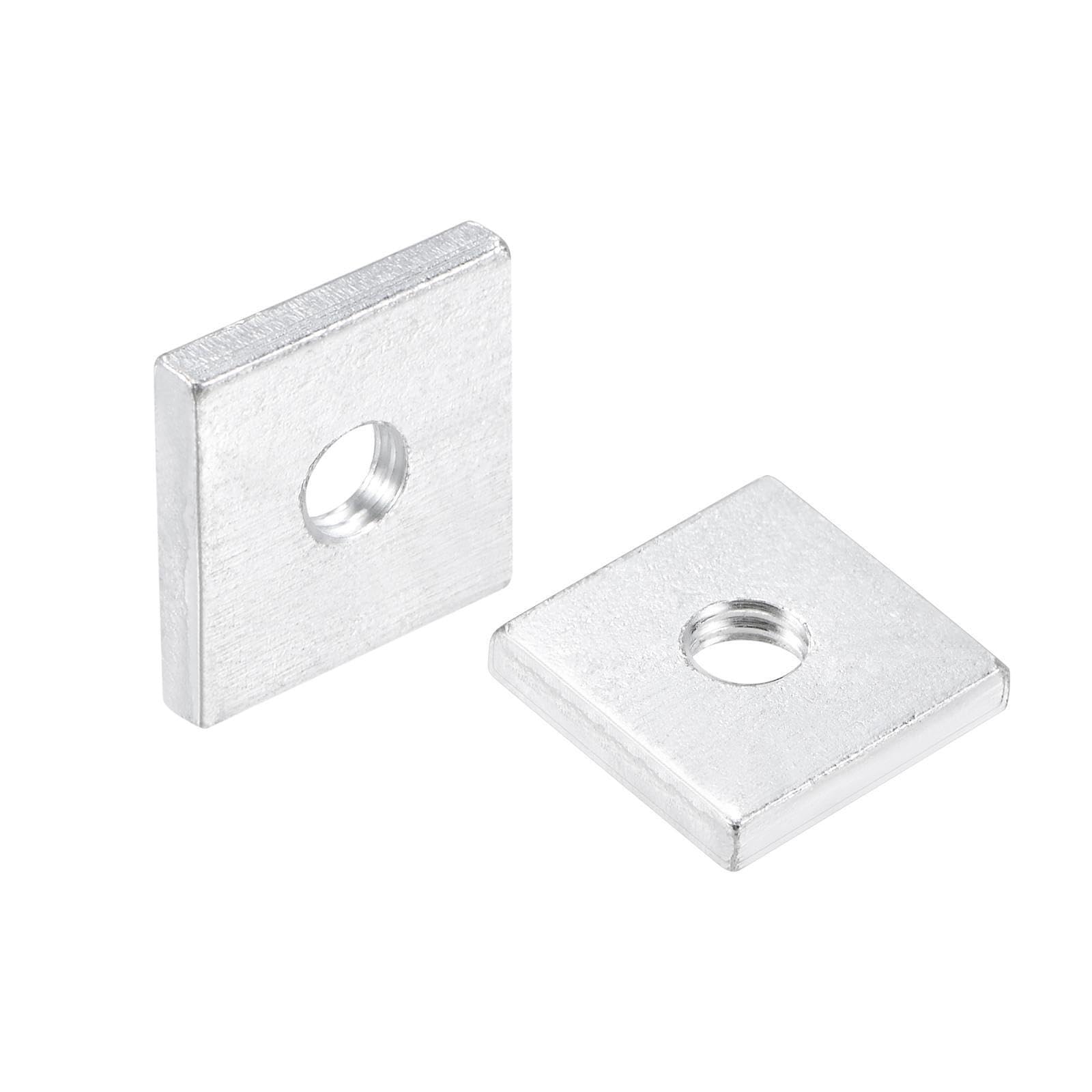 Tool Parts and Accessories Square Nuts M4x12mmx2mm Zinc-Plated Metric Coarse Thread Assortment Kit 25pcs (#CN-140824-14104)