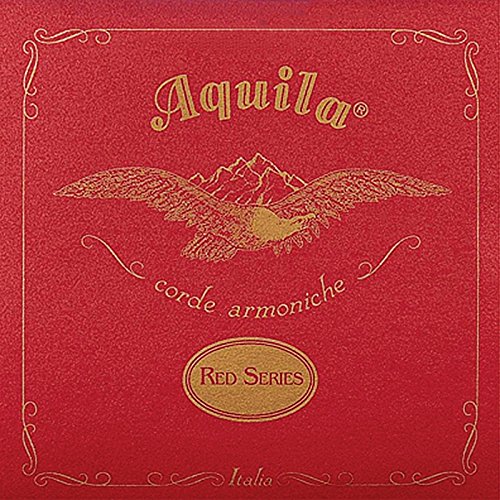 Aquila rojo Series aq-89 cuerdas para ukelele barítono, bajo D – Set de 4 cuerdas