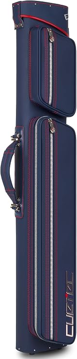 Cuetec Pro Line 95-757N 3Bx5S Navy Blue Billiards Pool Cue Case w/Shoulder Strap