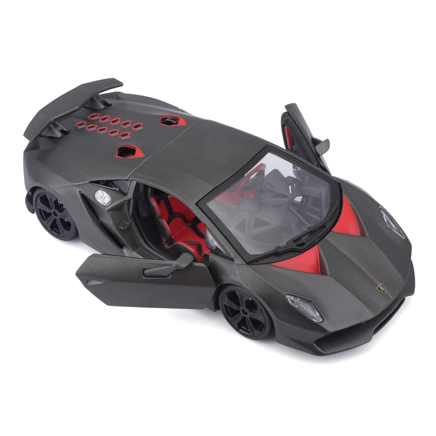 Bburago 18-21061 - Lamborghini Sesto Elemento, Colore: grigio metallizzato