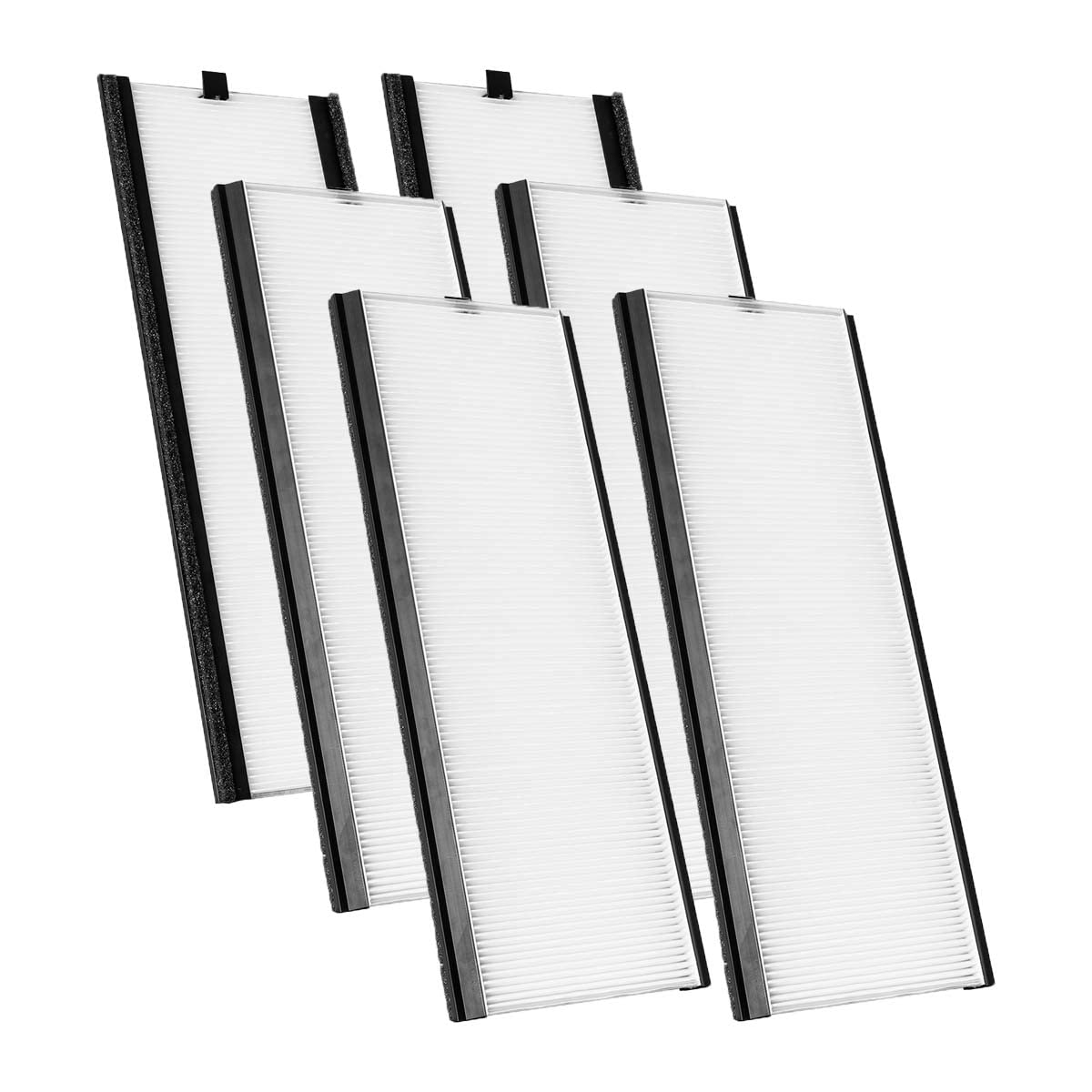 KWL Filtro de aire para Zehnder ComfoAir 350500550 | 3 juegos de filtros G4 + F7 | 3 filtros de polen de repuesto | 3 filtros compactos MP plástico 198 x 500 x 14 mm G4 + 3 filtros compactos MP