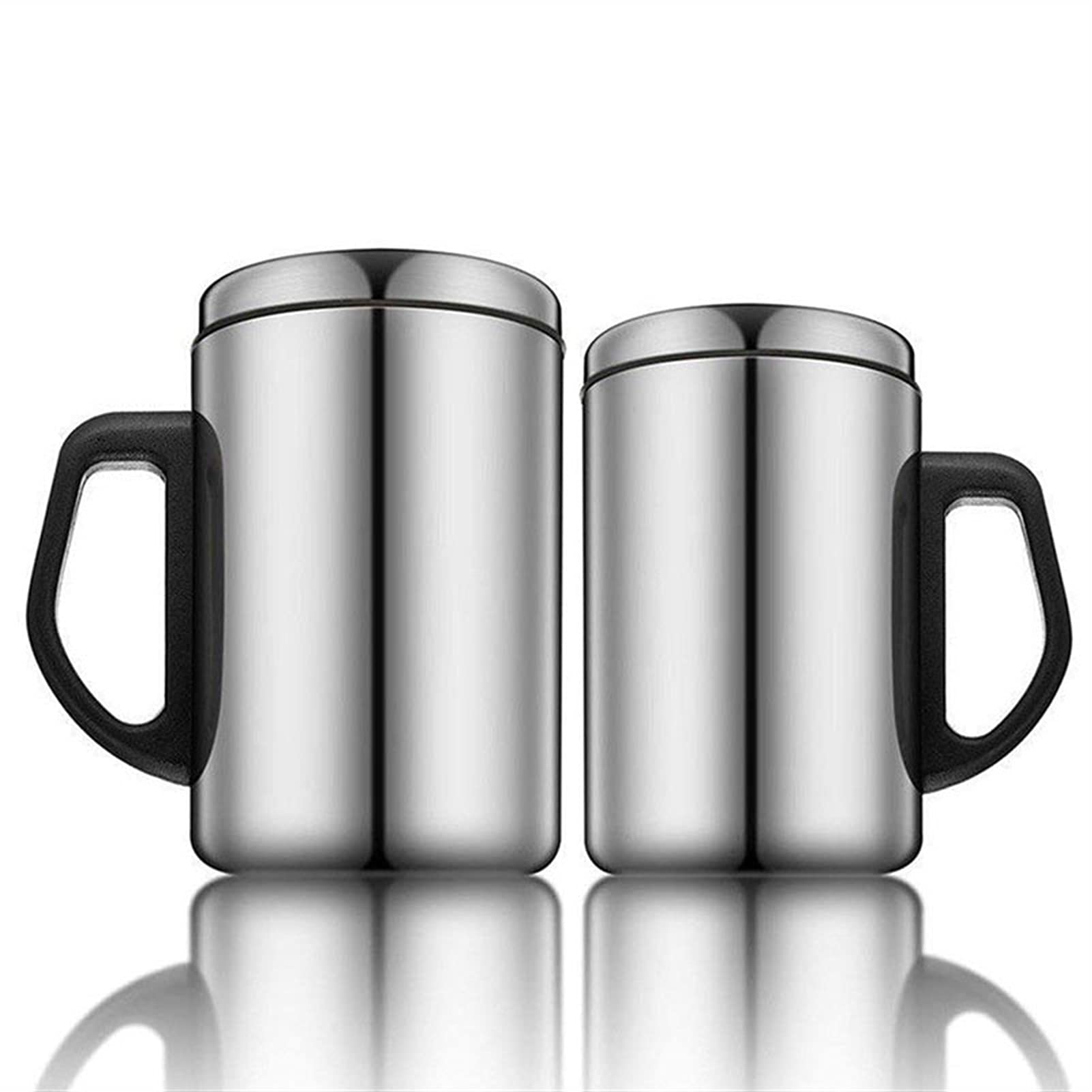 Thermo-Kaffeekaraffe Isolierkanne 350/500 ml Edelstahl-Isolierbecher Thermobecher Wasserflasche Tragbare Isolierflasche Kaffee-Thermosflaschen Thermoskanne (Kapazität: 350 ml)