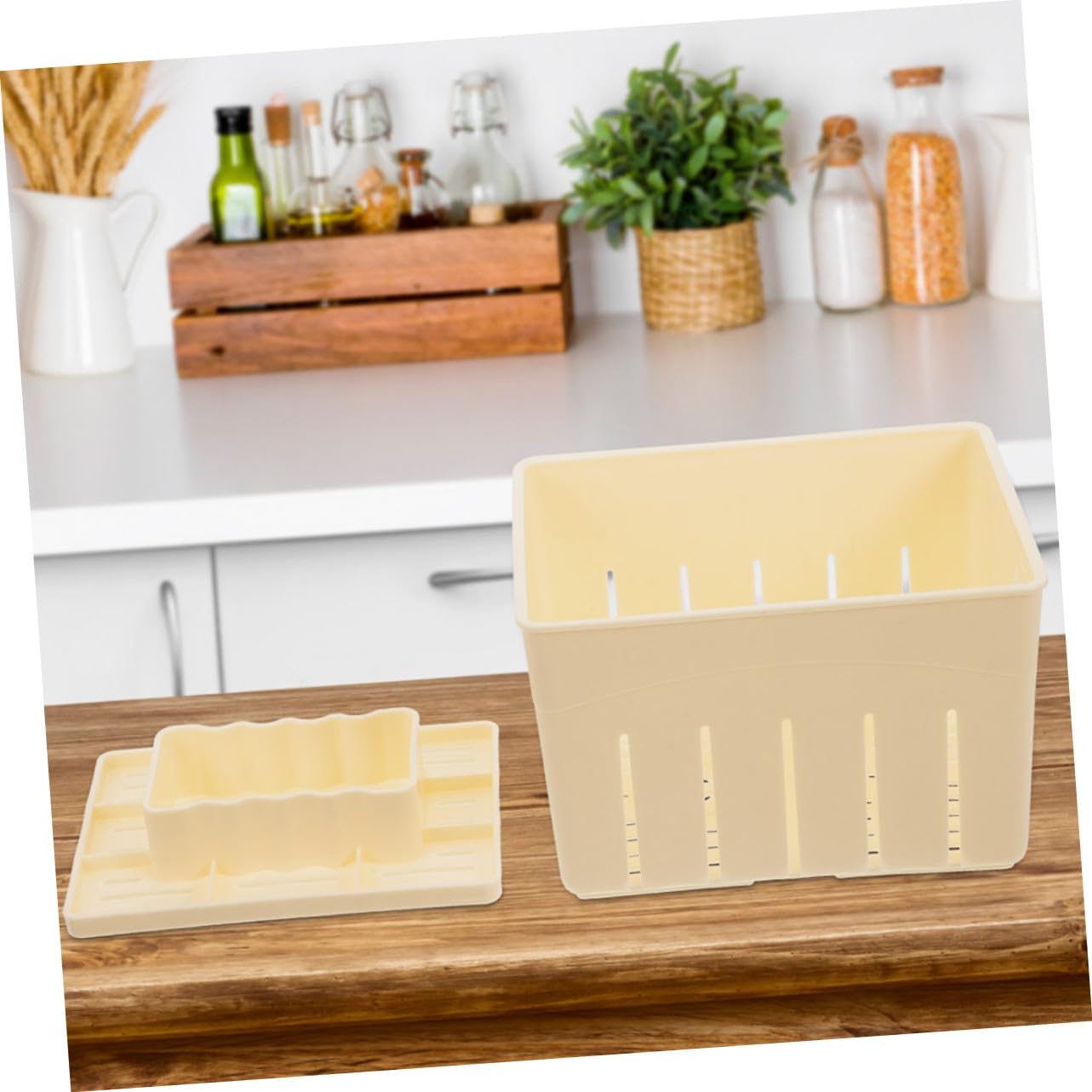 4piezas Prensas De Tofu Caseras Molde Para Prensar Queso Fresco Herramienta De Cocina Para Hacer Tofu y Queso Casa