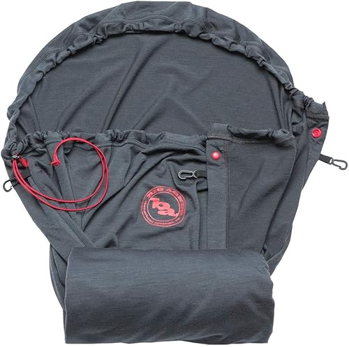Miniatura 4 de Big Agnes Forro de lana para saco de dormir, gris, 82"