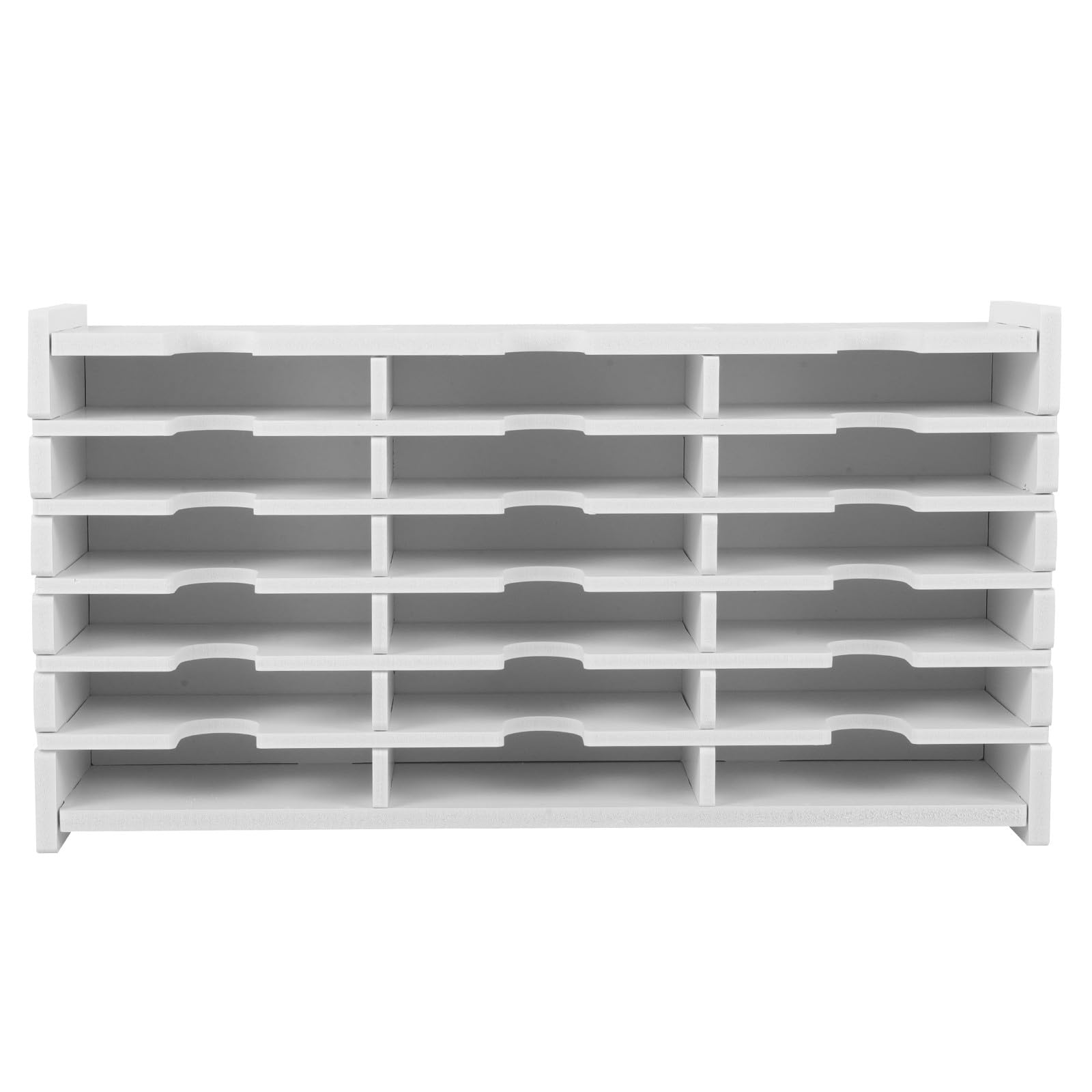 SHINEOFI Scatola Porta CD 18 Scomparti Contenitore per Tampone D’Inchiostro Organizzatore Custodia Protettiva Rigida per CD Dvd Antigraffio per Casa e Ufficio