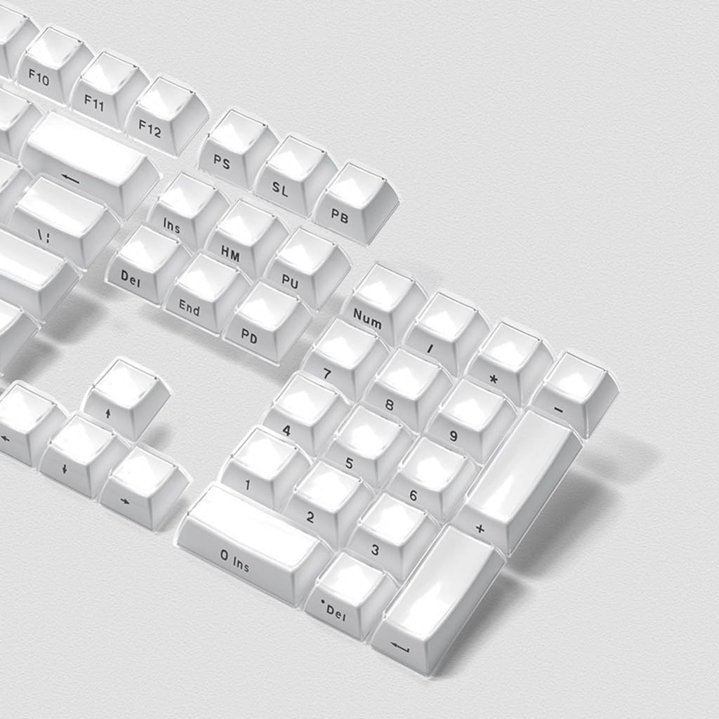 113Keys Frosted Jellys Keycaps Set OEM Profile for Customs Mechanical Keyboard