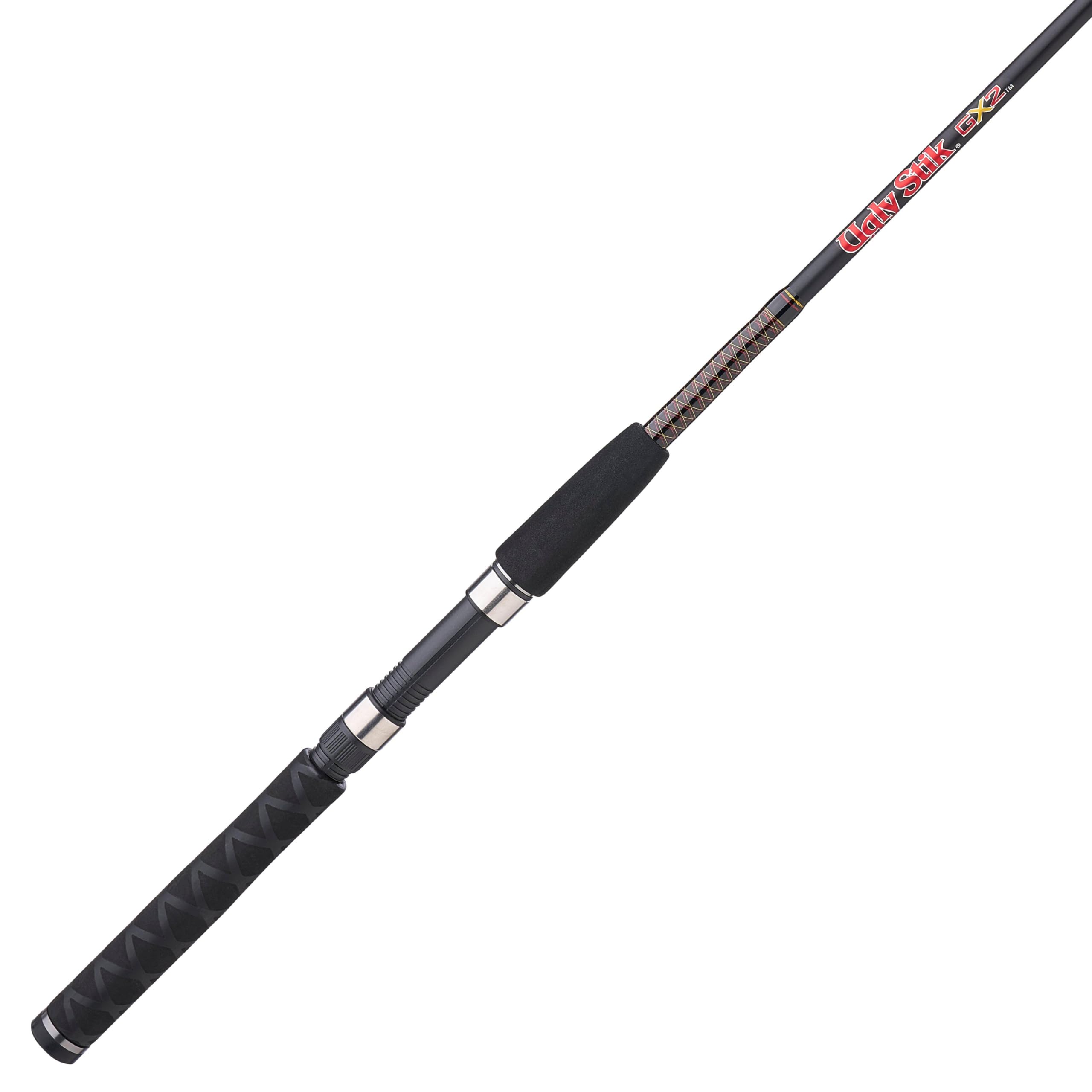 Ugly Stik 6β6β GX2 Spinning Rod, Three Piece Spinning Rod, 6-15lb Line Rating, Medium Rod Power, Moderate Fast Action, 1/8-5/8 oz. Lure Rating
