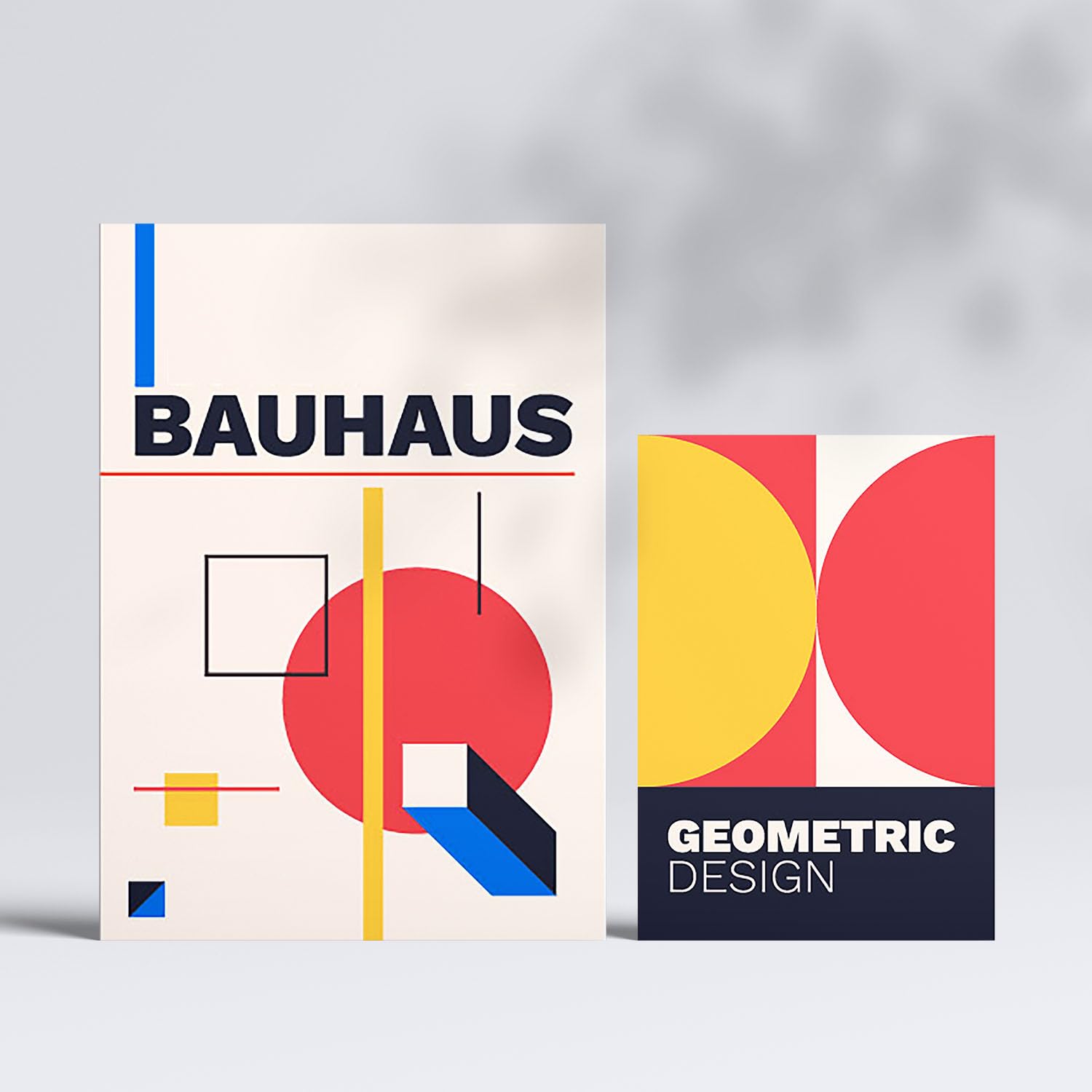 Nacnic Set of 6 Prints in Bauhaus Style 2. Geometric design collection Prints. Aesthetic Decorative Printss for your living room bedroom - Image 2