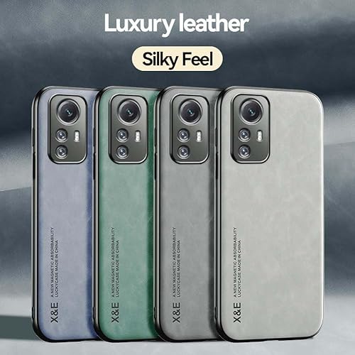 Miniatura 7 de Silklike Funda para Redmi Note 12s 4G - Cubierta Parachoques Placa De Metal Incorporada Para Redmi Note 12s 4G - Verde