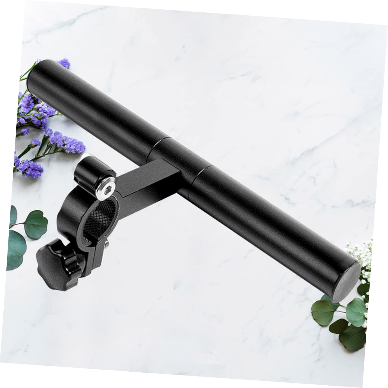 KOMBIUDA 1Pc Black Handlebar Extension Frame for Bike Handlebar Extender Bracket for Lamp and Torch Essential Bike Accessory for Enhanced Visibility and Convenience