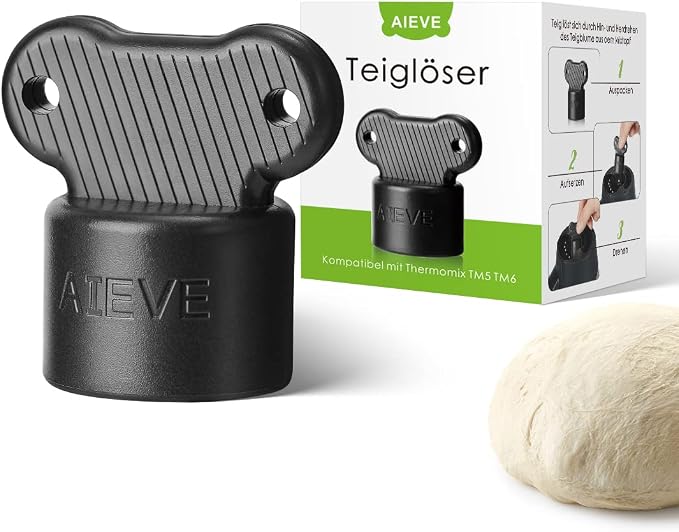 PREMIUM Teiglöser Für Thermomix TM7 – Große Teigblume Drehhilfe Grün Made In Germany
