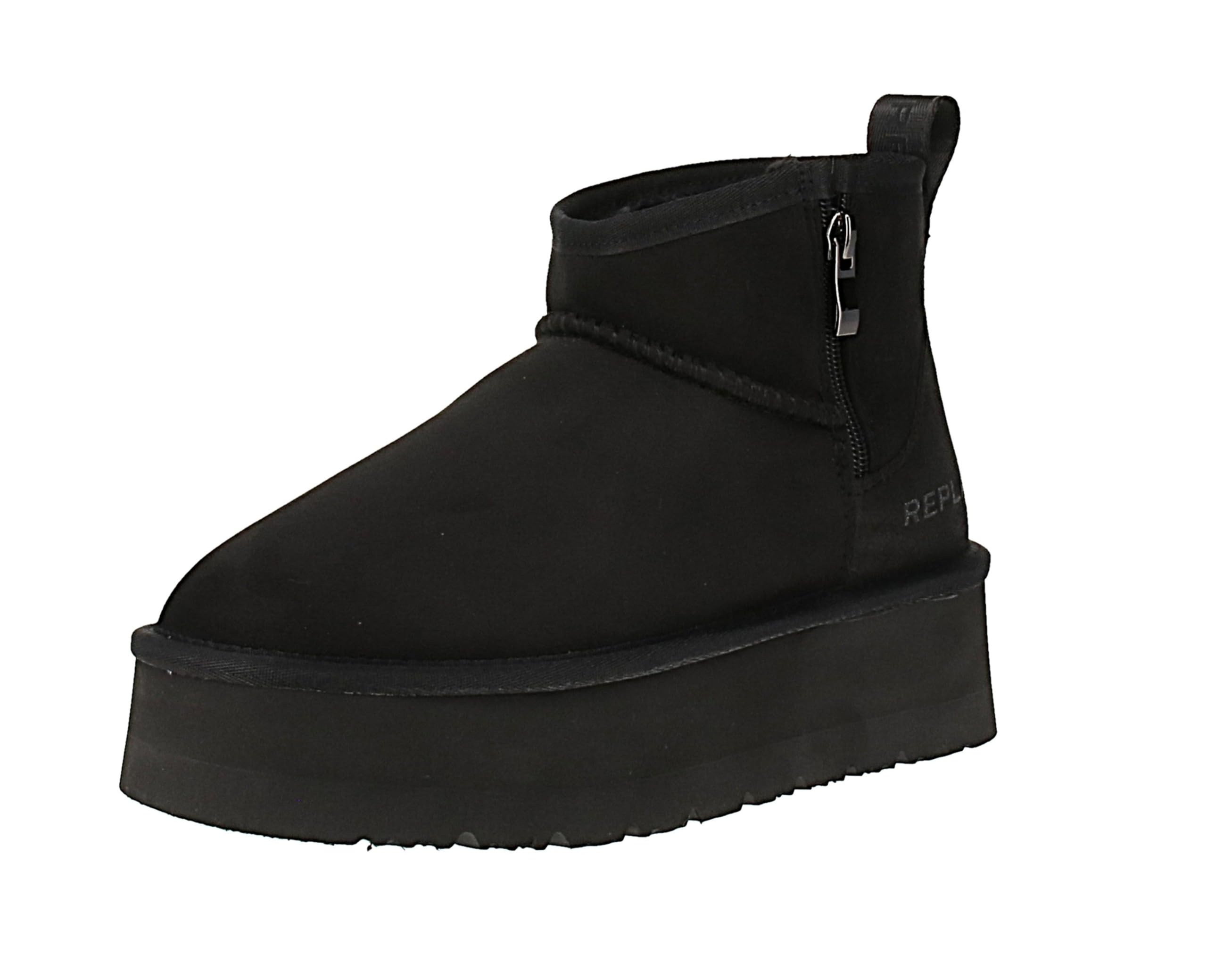 Replay Women's GWF5A Fashion Boots, 003 Black, 39 EU, 003 Black, 7 UK