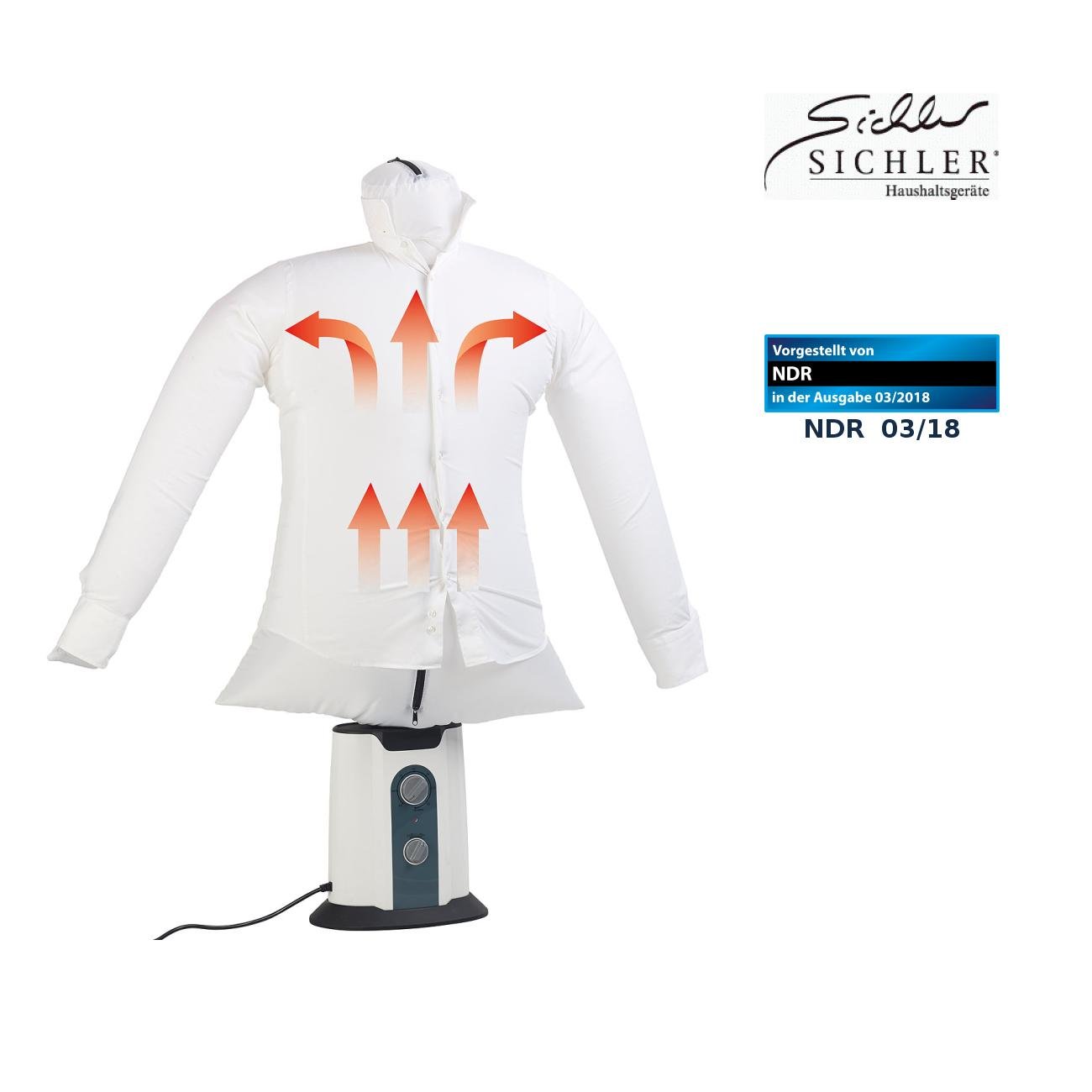 Sichler Haushaltsgeräte Mannequin de séchage et défroissage à air chaud 850 W
