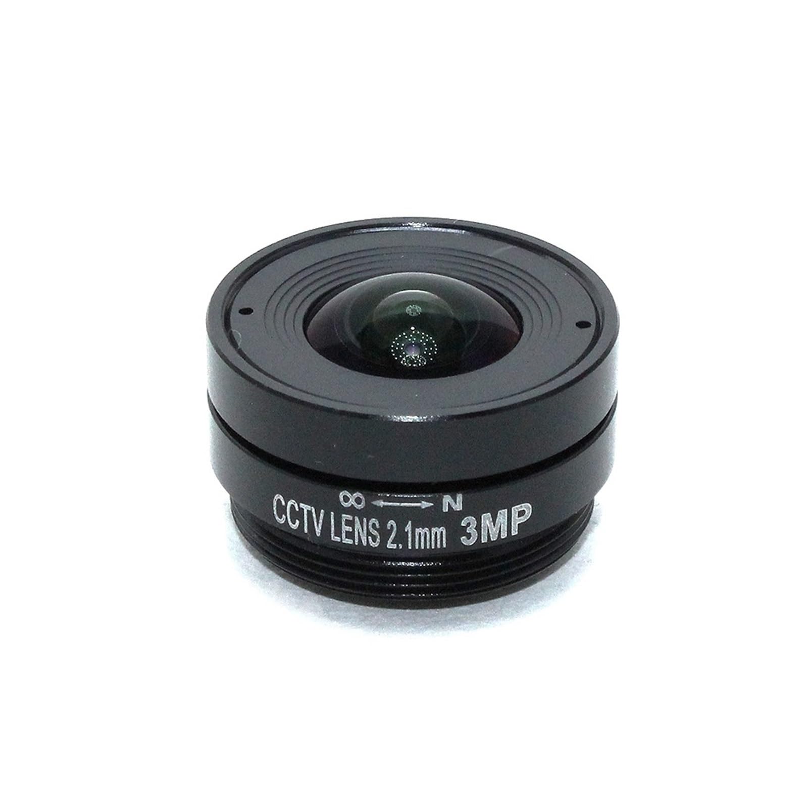 Edede One Color Microscope Lens, 3.0 Megapixel 2.1Mm Cs Lens Fixed Iris Lens Cs Mount Cctv Lens Wide Angle Of View 133Degree For 1/2.7" 3Mp Cctv Camera