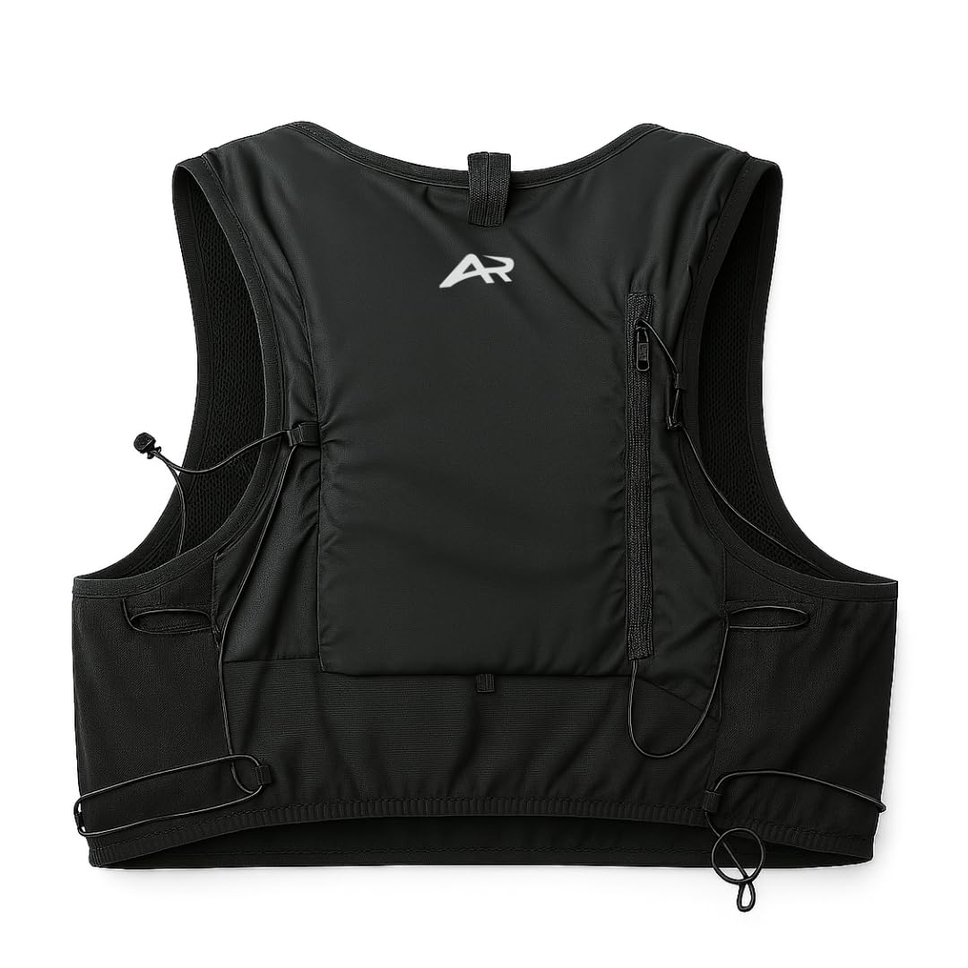 AeroRun® Laufweste für Damen & Herren Ultraleicht mit Trinkflasche | verstellbare Trinkweste 500 ml | Laufrucksack & Trinkrucksack zum Laufen | Running Vest Joggen & Trailrunning