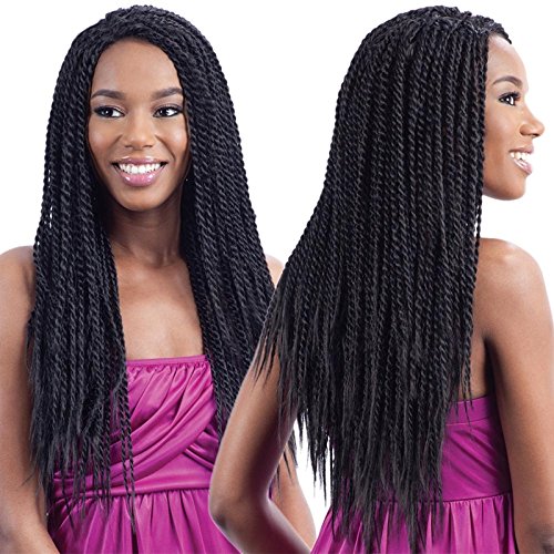 HOT SINGLE TWIST (TT30) - Freetress equal lace front hand braided wig