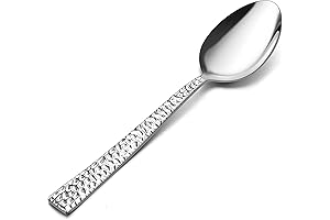 Hammered 12-Piece Dinner Spoons: A Touch of Elegance for Every Table