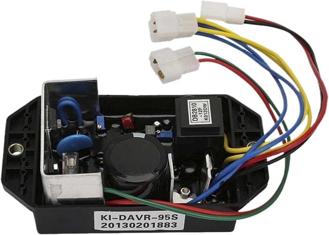 1pcs KI-DAVR-95S Voltage Regulator Diesel Generator Accessories Excitation Voltage Regulator Automatic Voltage Regulator(KI-DAVR-95S3 Aluminum Shell)
