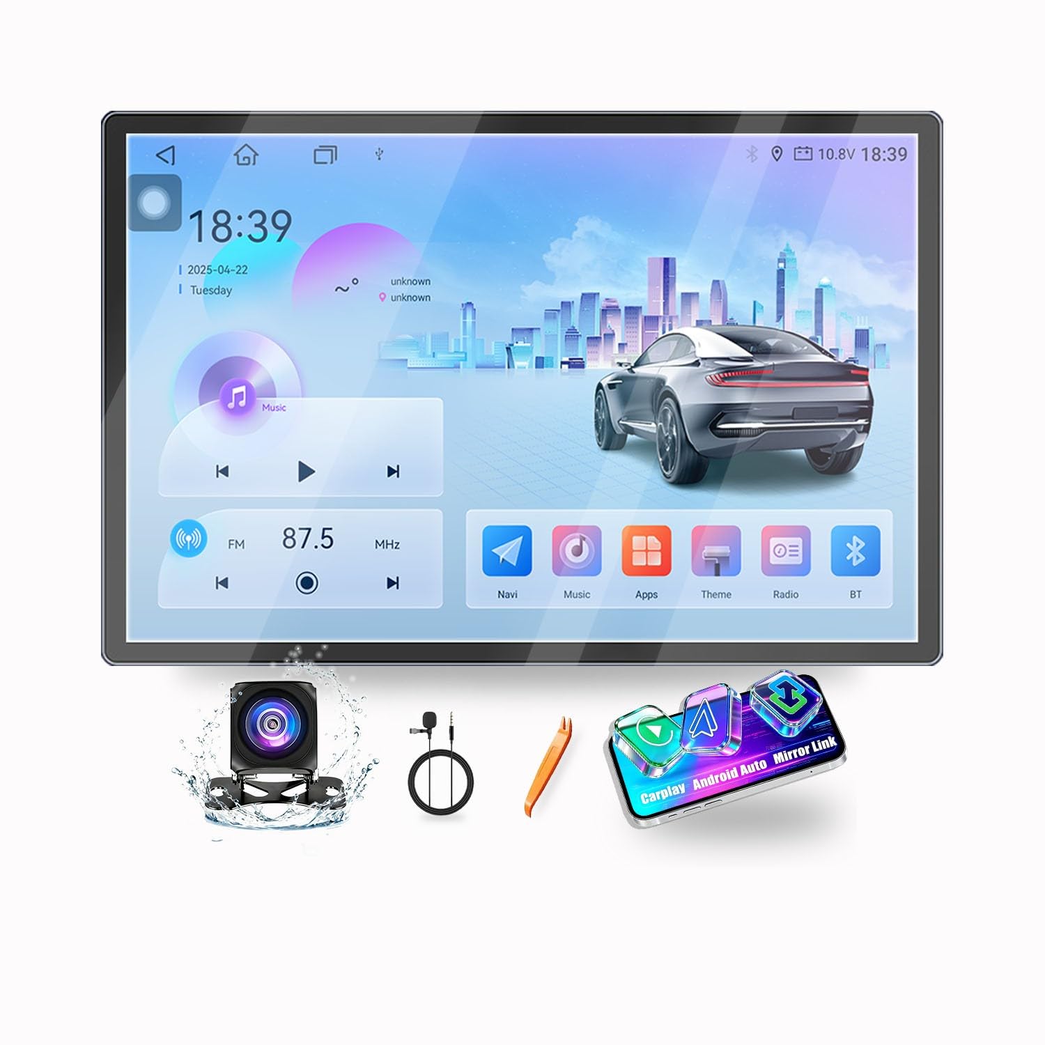 Amazon.com: for Nissan Kicks 2018-2025 Car CarPlay Android Auto