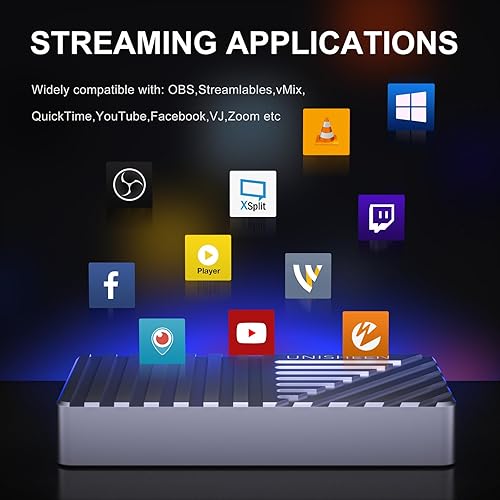 Miniatura 6 de Tarjeta de captura de video HDMI de 2 canales,4K30 entrada de video Broadcast Game Live Stream,HDMI a USB 3.1 Gen2 HD Transmisión en vivo Grabber