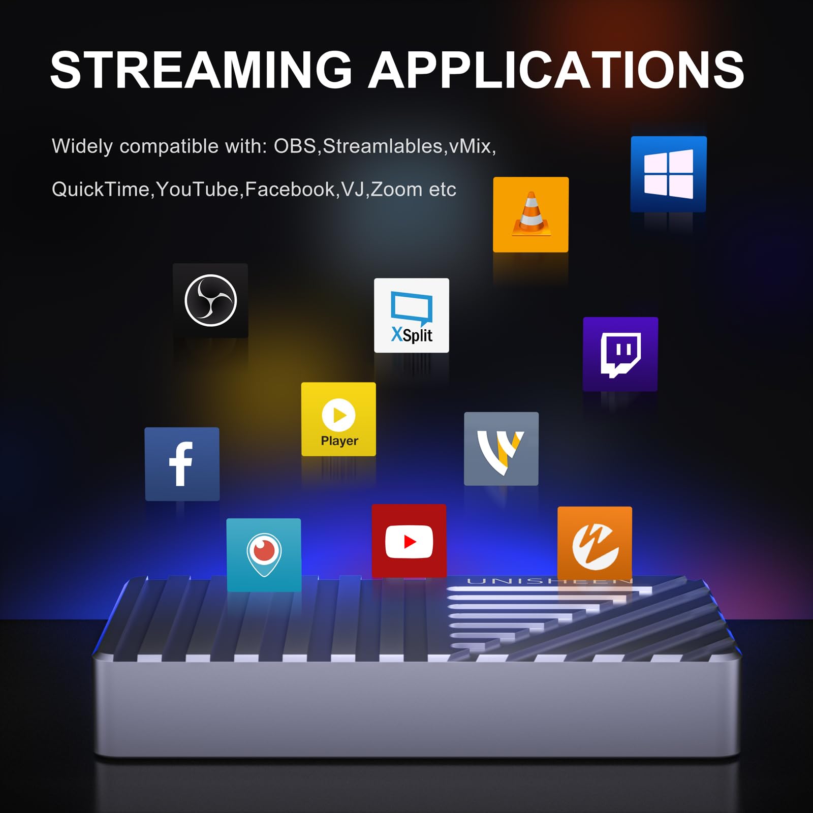 2 Channel HDMI Video Capture Card,4K30 Input Video Broadcast Game Live Stream,HDMI to USB 3.1 Gen2 HD Live Streaming Video Grabber Converter Free Driver