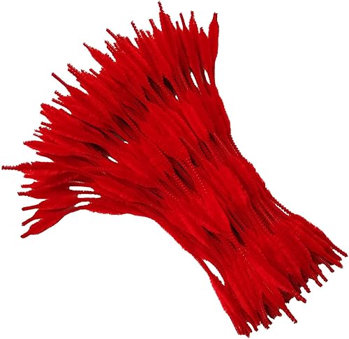 Miniatura 10 de Carykon Paquete de 100 tallos de felpilla mullidos para limpiar pipas para manualidades creativas hechas a mano (amarillo)