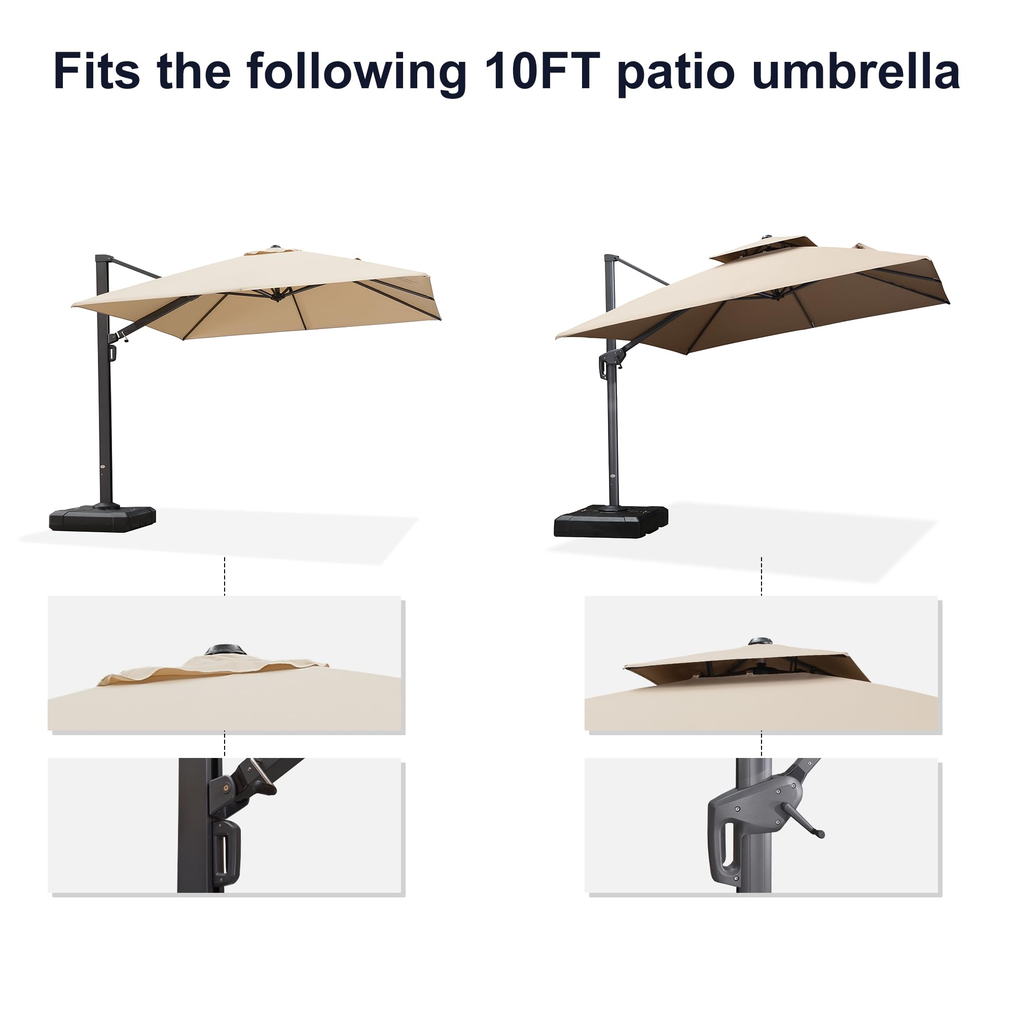 Amazon.com : PURPLE LEAF Patio Umbrella Base XN4100 Water &Sand