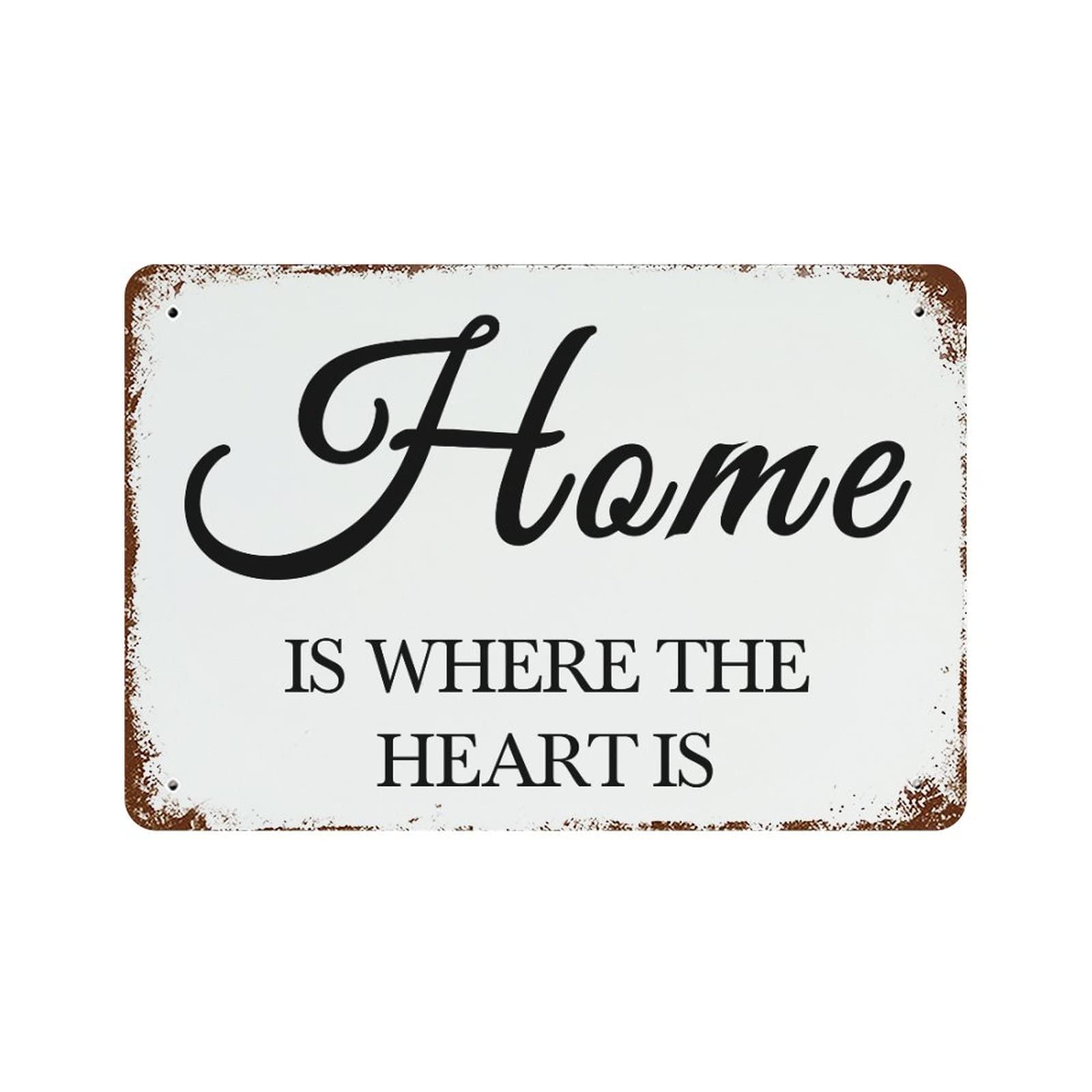 Targa Decorativa In Metallo Staten Island – Scritta Umoristica, Vintage 15x20cm