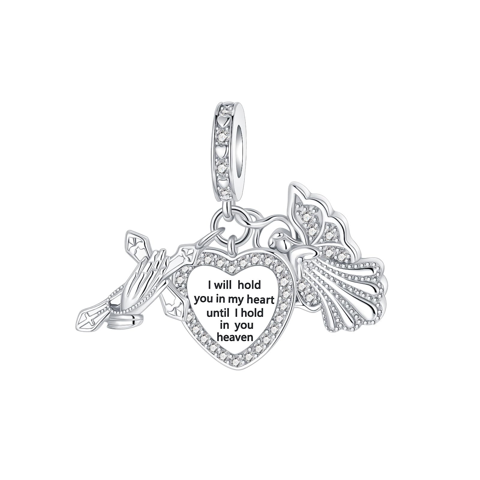 BIZK 925 Sterling Silver Charms for Bracelets and Necklaces Charms for Women Fashion Jewelry for Women Friend and Mother