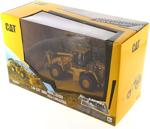 Miniatura 9 de Diecast Masters Cargador de ruedas a escala 1:64 Caterpillar 988H Modelo 85697 | Play & Collect Series Cat Equipo de construcción