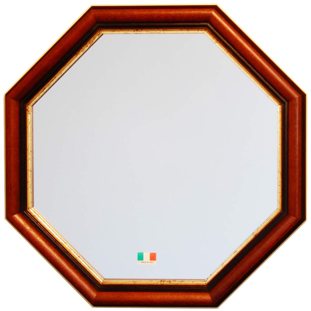 Amazon.co.jp: JHA イタリア製 アンティーク風水ミラー 八角形W360