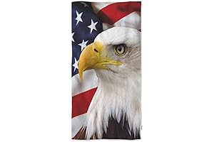 Hand Towels American Bald Eagle USA Flag