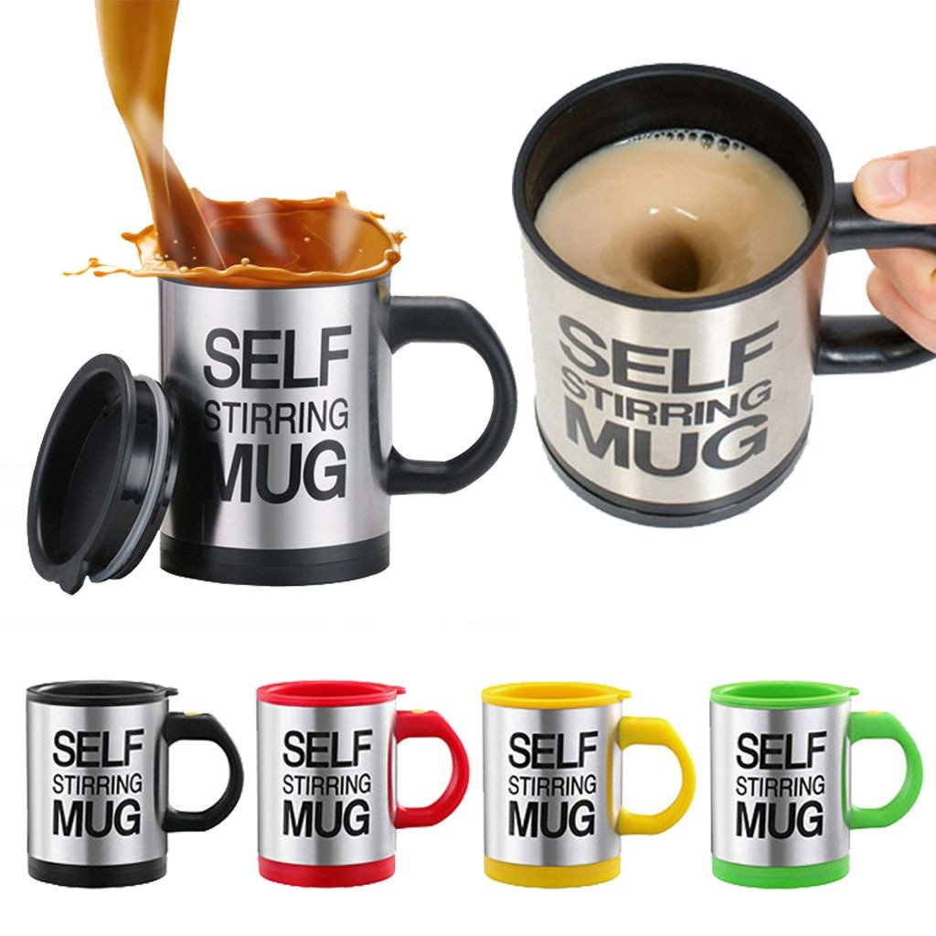Stainless Steel Coffee Mug - Multicolour, 350 ml