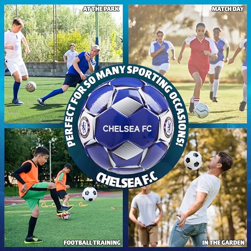 Chelsea CH09269 F.C. Soccer Ball For Adults Teenagers Kids Training Soccer Size 3 thumb #3