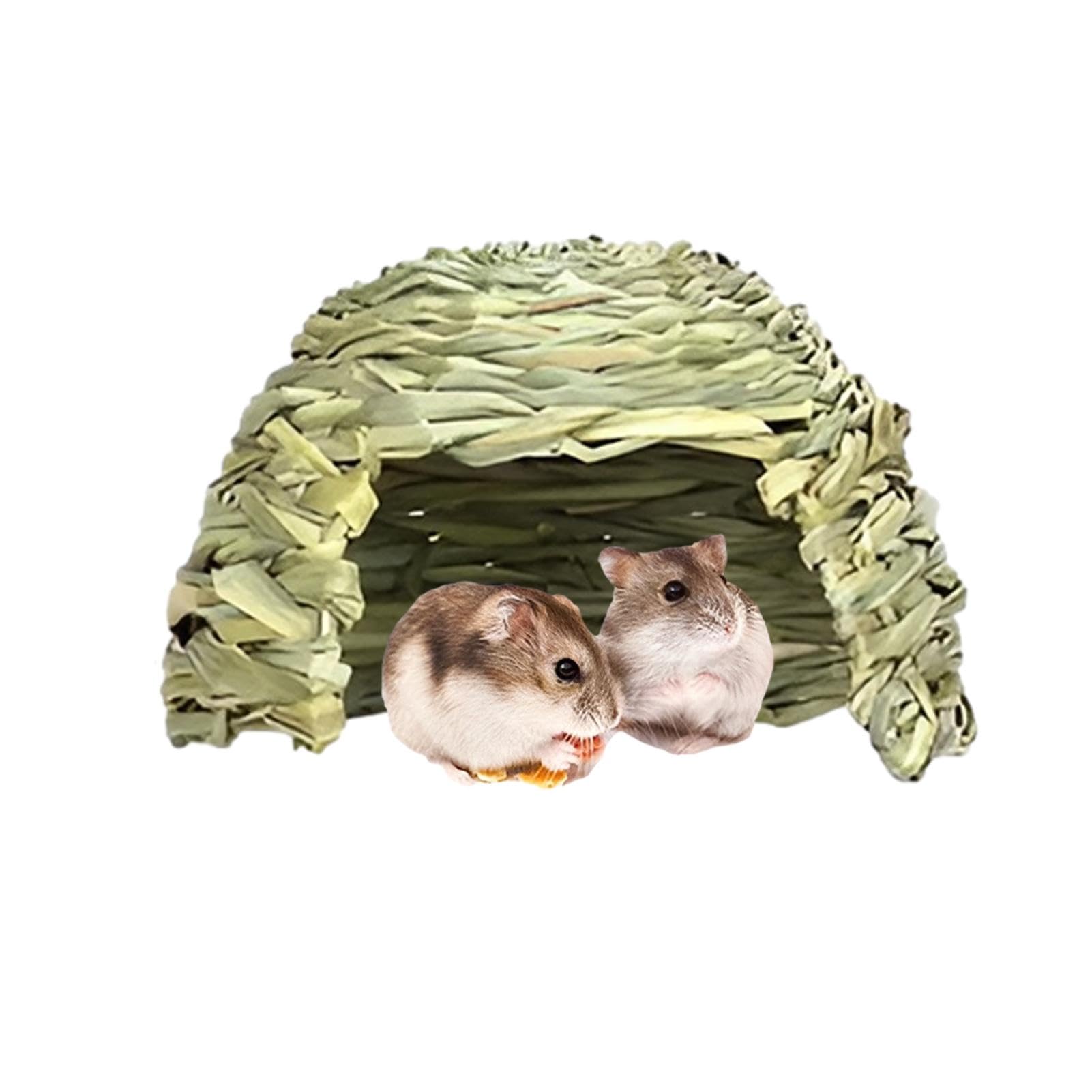 Grass House for Critters Small Animal Play Hideaway Bed Pet Hay Bed