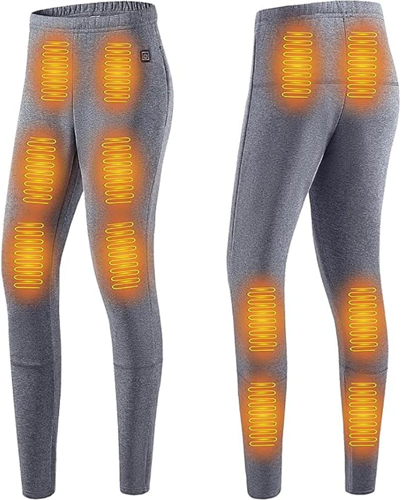 Heated Pants for Women, USB Heated Leggings Thermal Base Layer Long Johns for Hunting, Snow Skiing（No Power Bank）