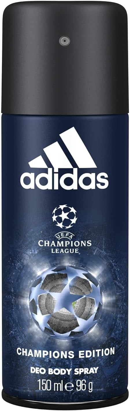 Adidas Champions League UEFA 4 Body Spray for Men, 150ml